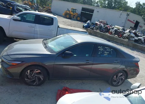 2025 Hyundai Elantra Sel Sport из США, поврежденный, VIN KMHLM4DG8SU984344